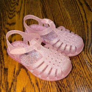 Tucker + Tate Sparkly Pink Kids Sandals 7C